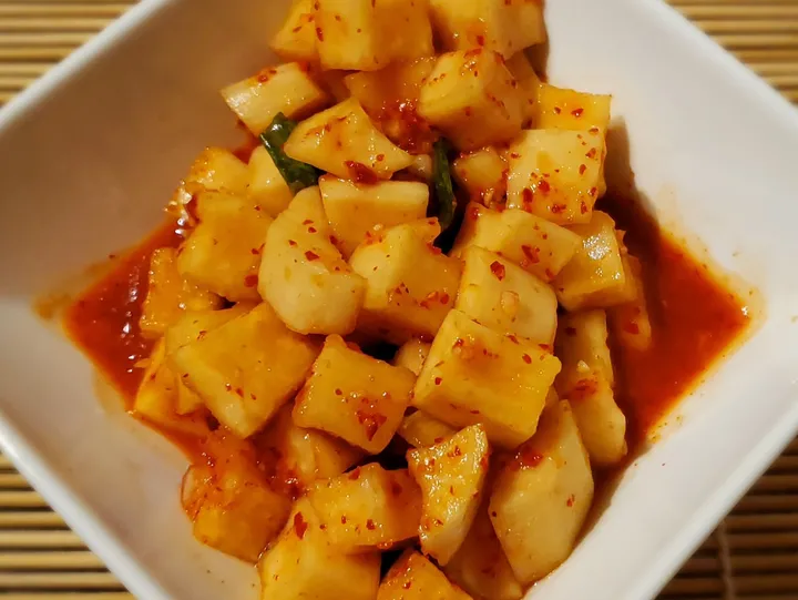 Kimchi Radish from The Porky Korean