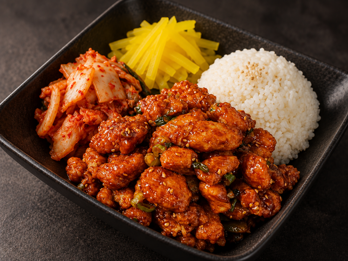 Crispy Spicy Garlic Chicken from The Porky Korean
